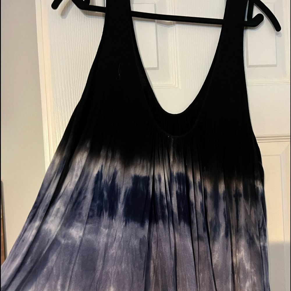 Free People tie dye swing tank